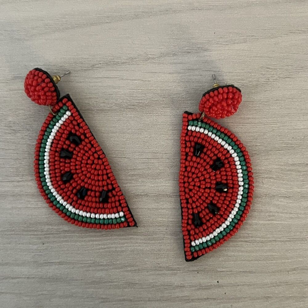 Watermelon earrings